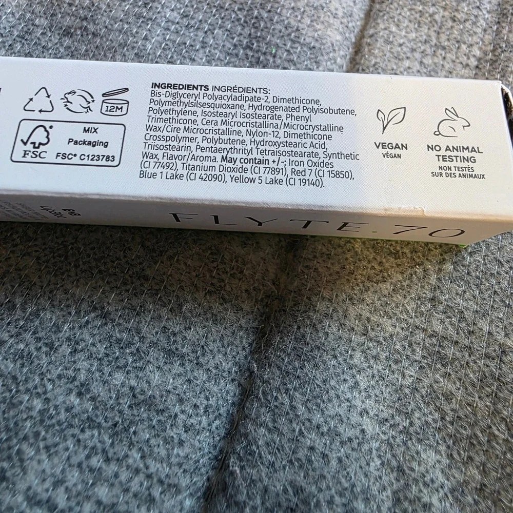 FLYTE 70‎ B B LipBlot Sheer Matte Lipstick Cherry Pie Vegan Cruelty Free